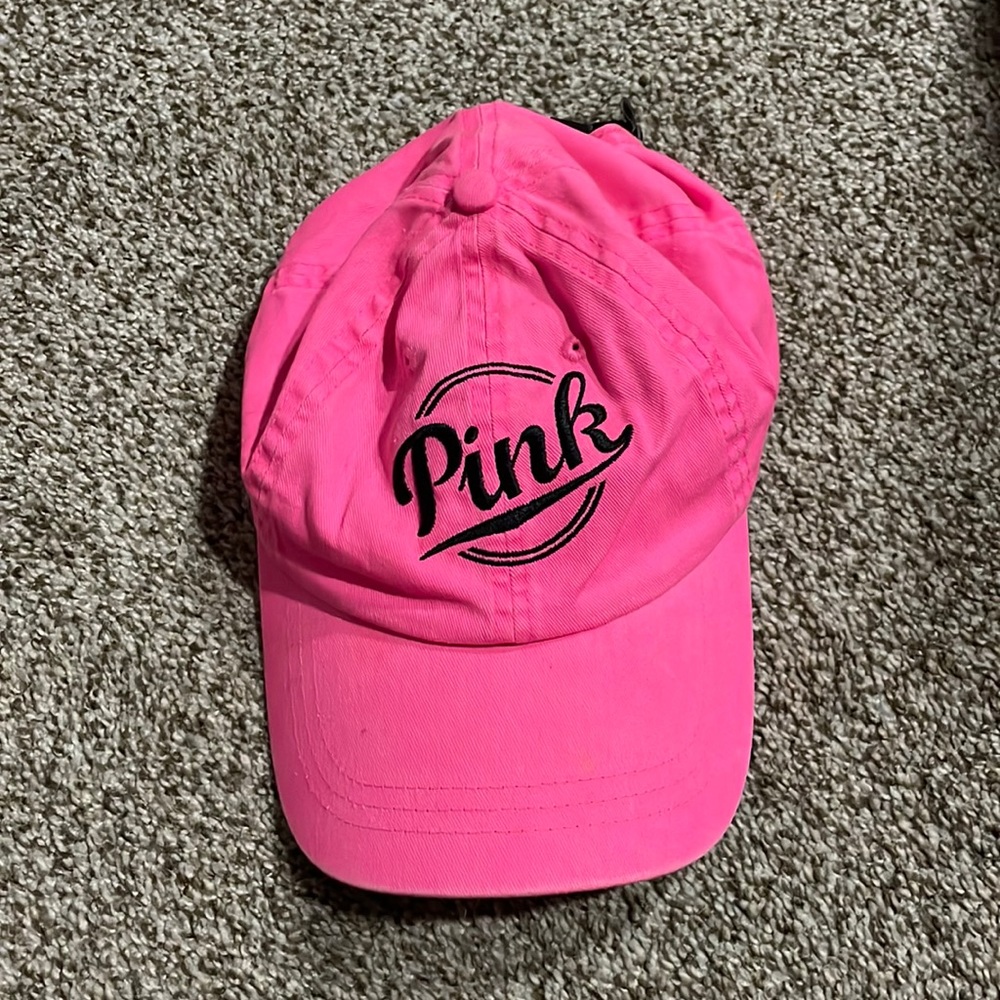 VS Pink adjustable dad hat